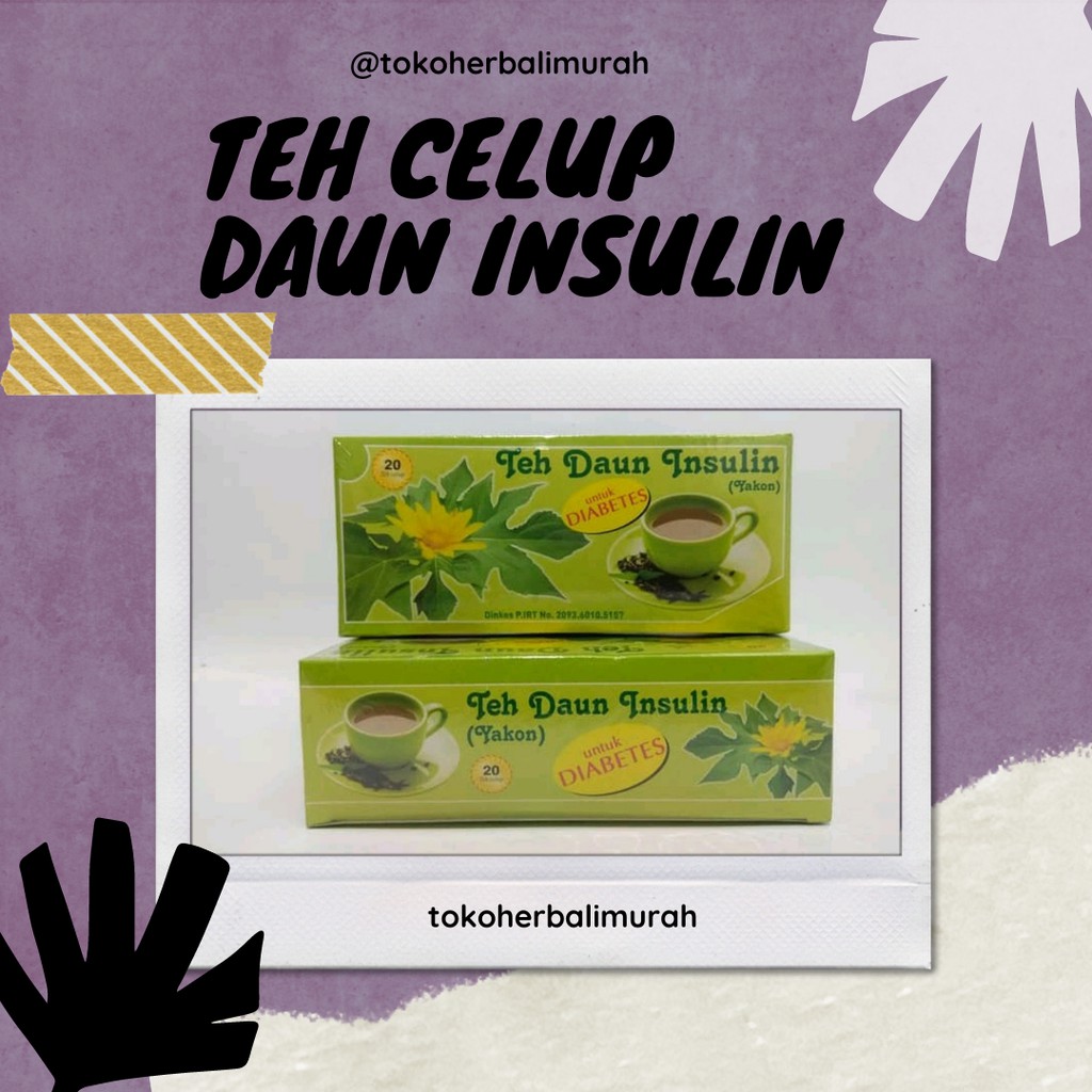 

Teh Celup Daun Insulin Yakon Original Menurunkan Gula Darah Diabetes