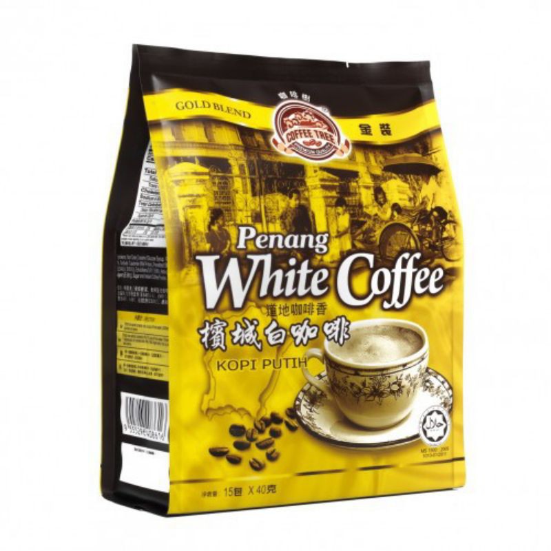 

Penang White Coffee Coffee Tree Premium Quality Gold Blend 15 x 40gr