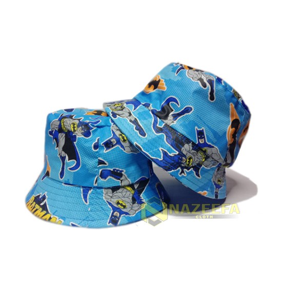 Topi Bucket Anak Karakter /Topi Anak motif Karakter kartun/ Bucket Anak lucu