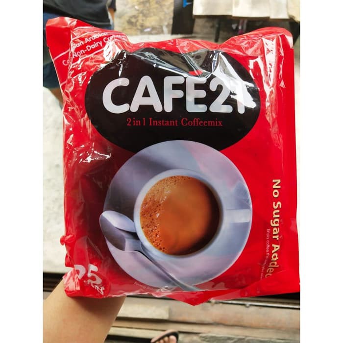 

Kopi Cafe21 2 in 1 Instant Coffeemix Isi 25