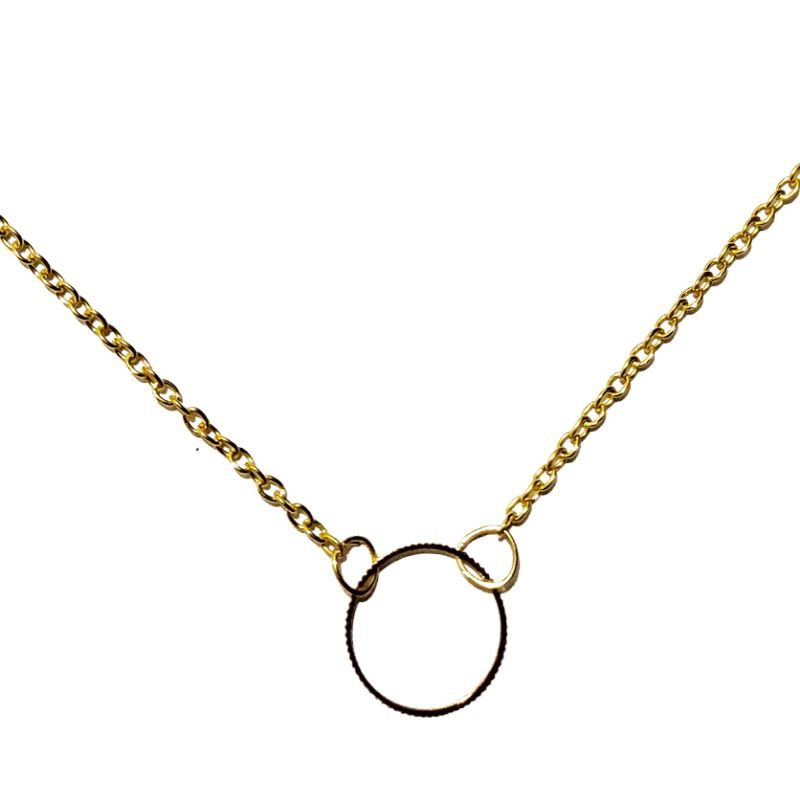 Kalung Klavikula Korea Rantai O Ring Korean Necklace