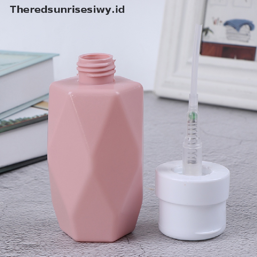 (Theredsunrisesiwy.Id) Botol Pump Kosong 200ml Untuk Cairan Pembersih Kutek