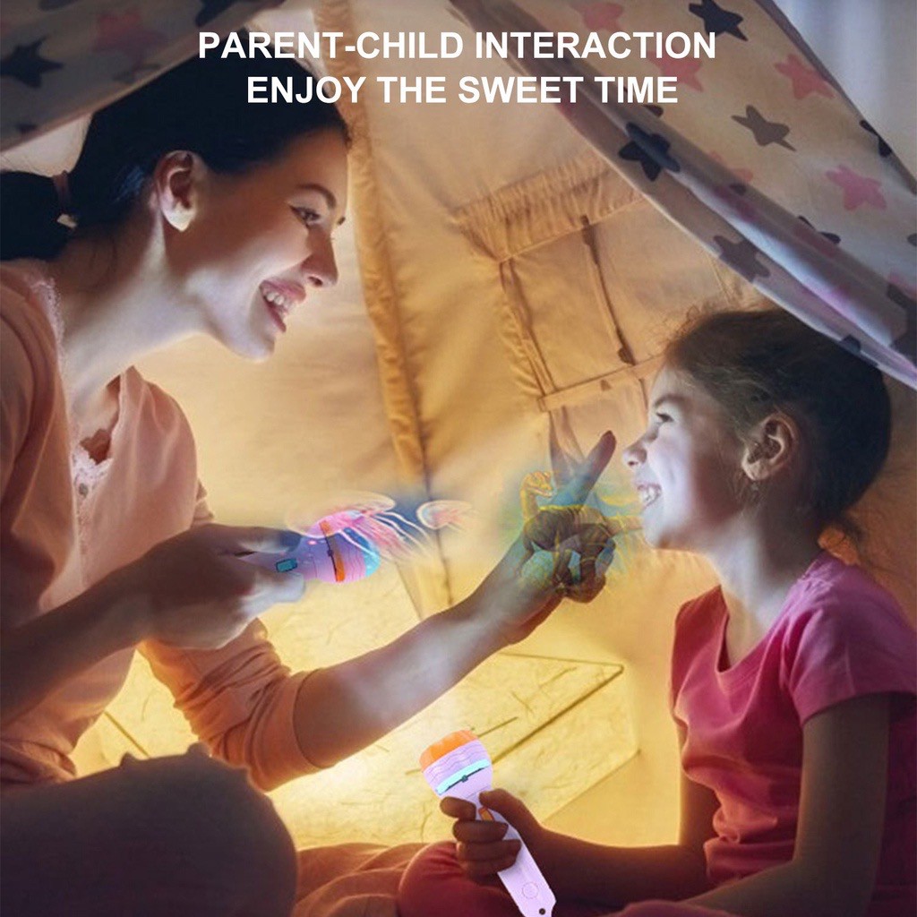 MOMMYCARE Mainan Anak Senter Proyektor / Fun Flashlight / Mainan Proyektor Gambar / Mainan Edukasi-5