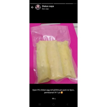 

chiken egg roll frozen