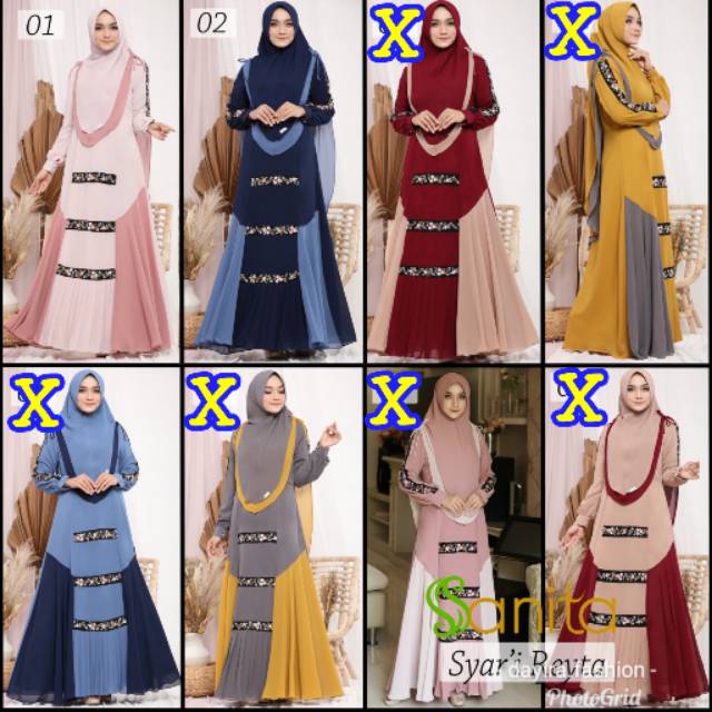 REYTA Syari by SANITA Gamis Pesta Busui Original