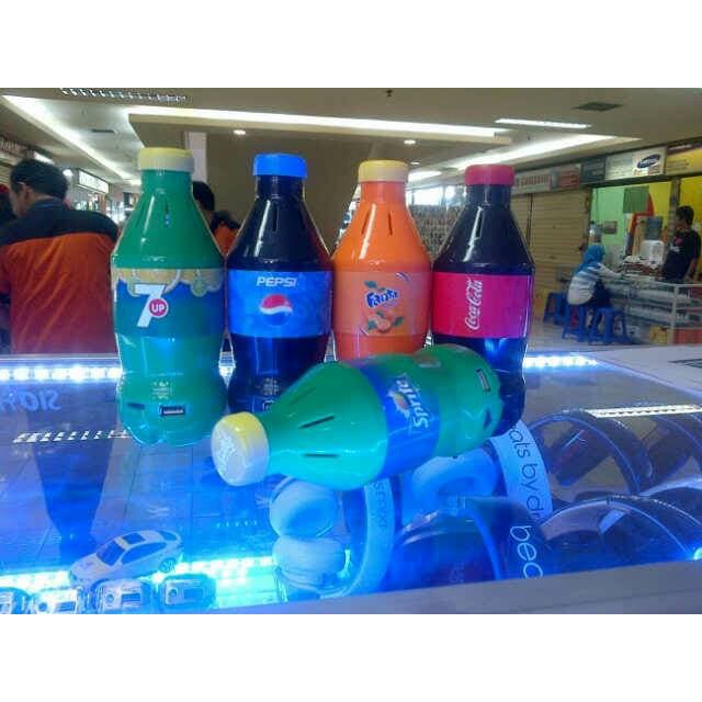 Speaker botol minuman sprite coca cola pepsi fanta