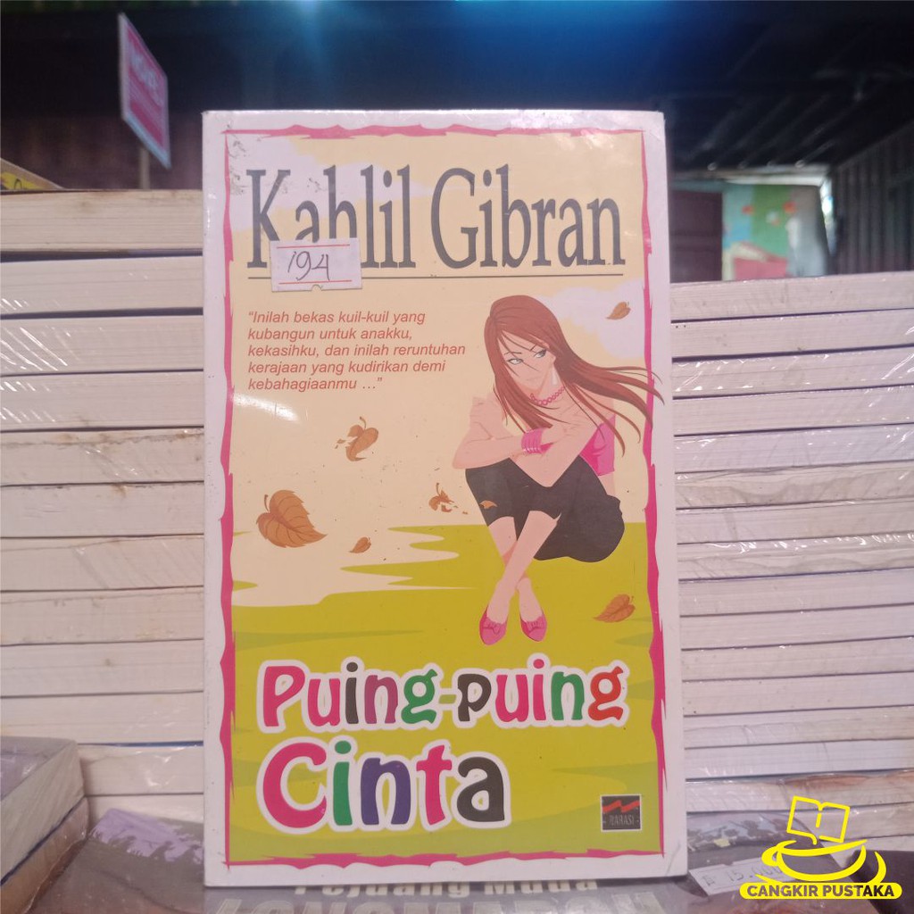 Novel : Khalil Gibran  Puing-Puing Cinta