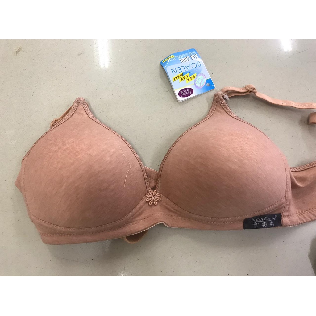 BH BRA SCALEN 2817 2816 KATUN TANPA KAWAT BUSA TIPIS  - BH SCALEN TANPA KAWAT - BH BRA WANITA SCALEN 2817 - BAHAN KATUN NYAMAN DI PAKAI - SIZE 34 36 38- ARA98STORE