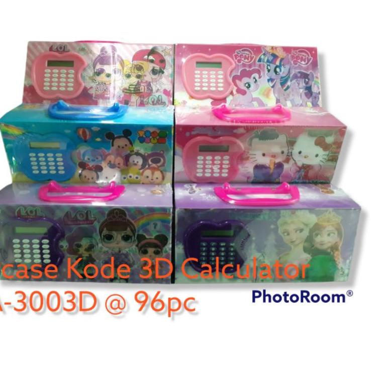 

roe +FREE BUBLE WRAP TEMPAT KOTAK PENSIL KODE 3D LAMPU LED 3 susun 3 MODE NYALA/ KALKULATOR dcxp851