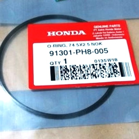 (100% Original ) Oring Noken As Supra 125 Helm IN / Injeksion (91301-PH8-005) Keren