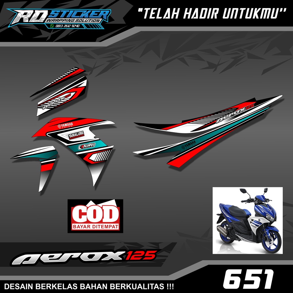 STRIPING VARIASI AEROX 125 STICKER YAMAHA AEROX 125 STIKER STRIPING AEROX 125 STIKER YAMAHA AEROX 12