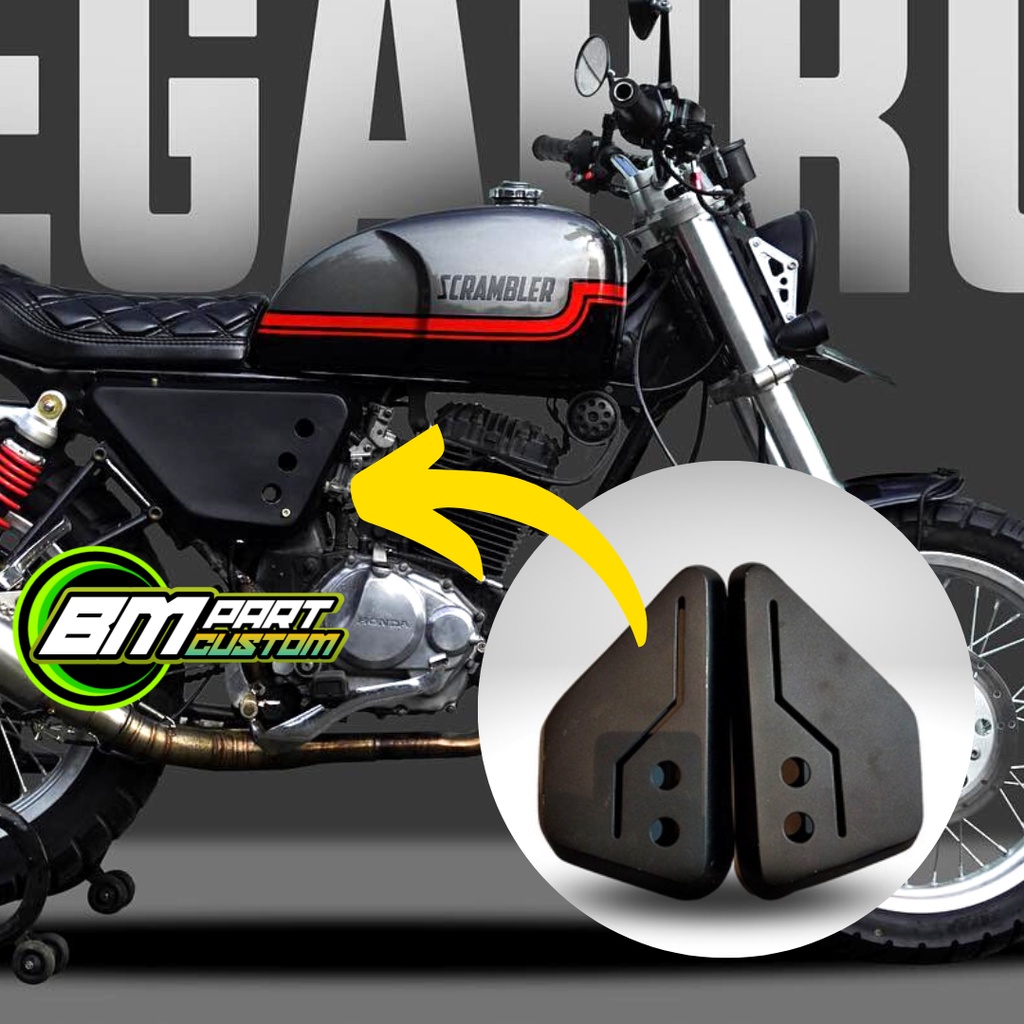 COVER AKI CUSTOM BAHAN BESI TEBAL HANDMADE DAN FIBER COVER AKI JAPSTYLE MEGAPRO/COVER AKI JAPSTYLE V