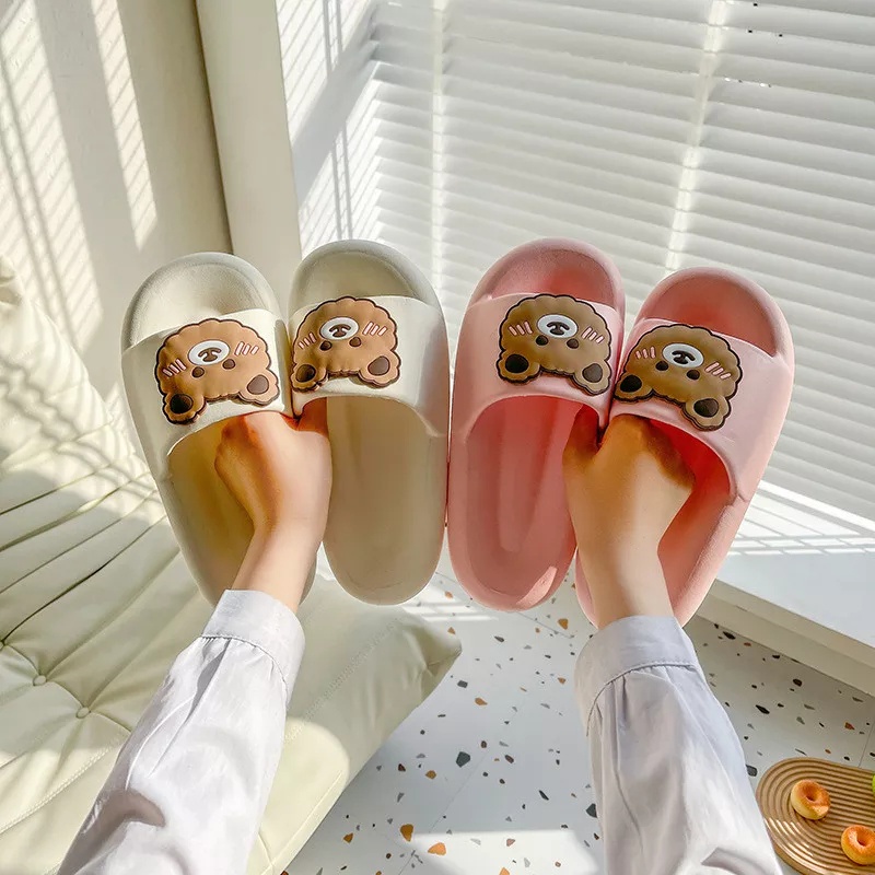 Sandal Slop Wanita Rubber Sandal Fashion Trendy ForeverYoung
