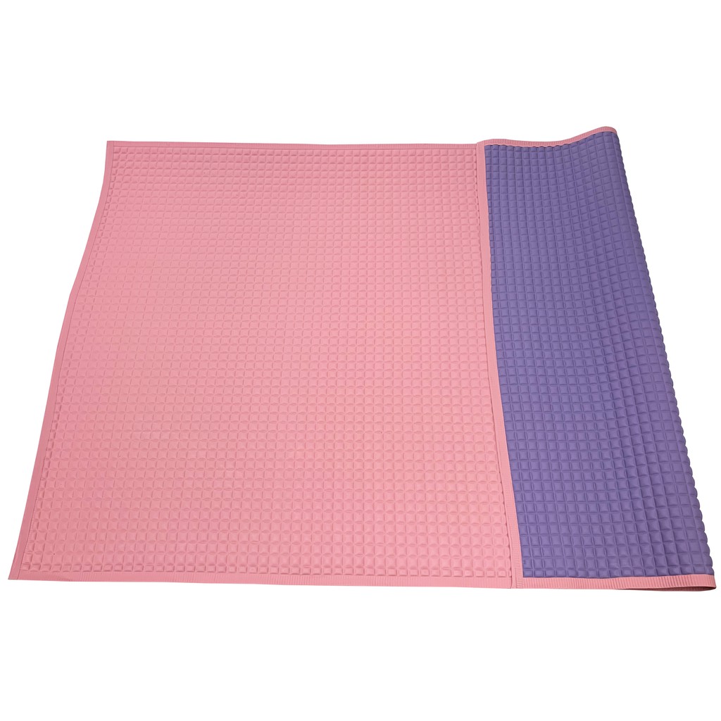 Jual LB4490 Plain rubber cot sheet 90 x 60 cm ( Pink / Purple