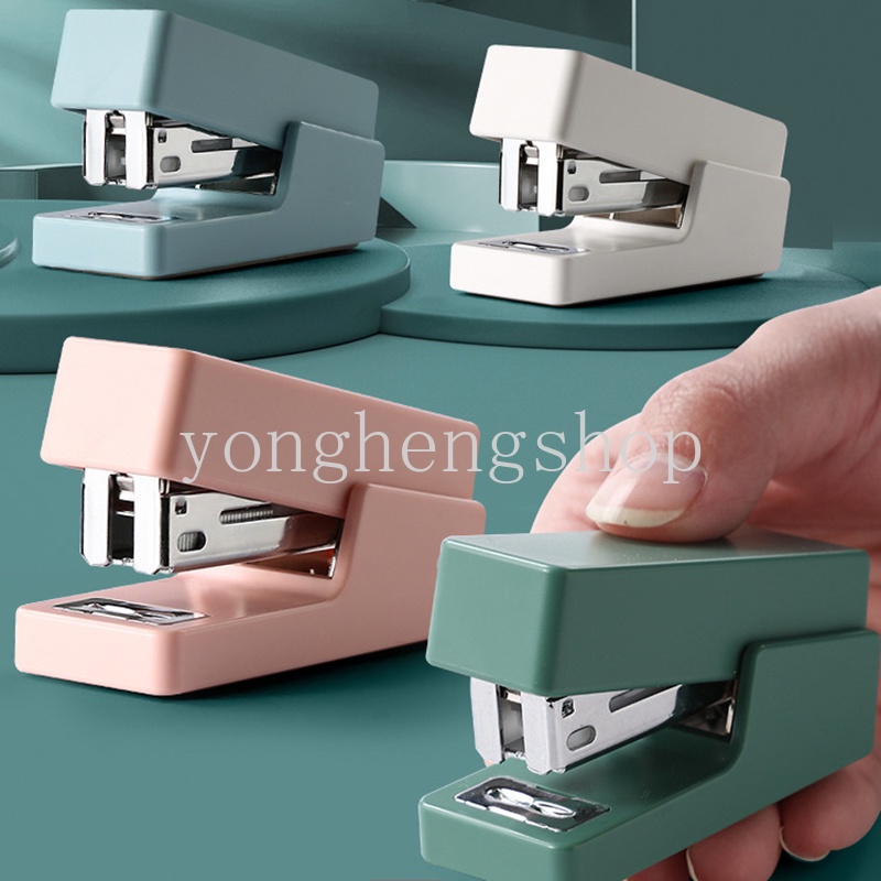 Stapler Mini Lucu Stapler Manual Universal 12 Standar Portable Untuk Sekolah / Kantor