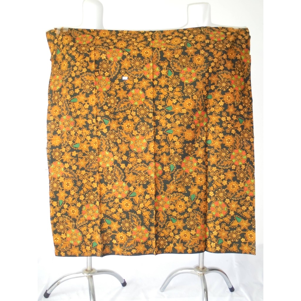 Kain Batik Motif Jokowi Hitam Bunga