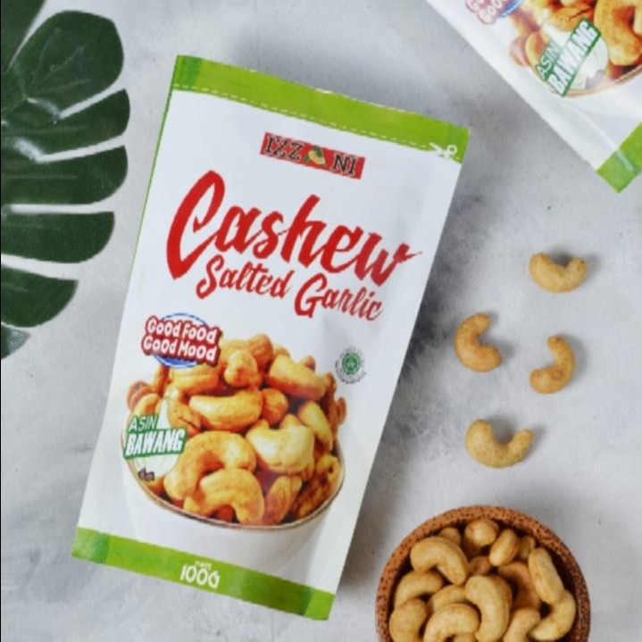 

Izzani - Kacang Mede Cashew Salted Garlic - Asin Bawang - 100 Gr