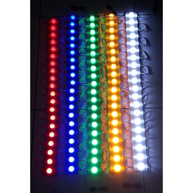Led Modul 1 mata 24 Volt 1.5 watt 24V PROMO 1 renteng isi 20 strip PROMO
