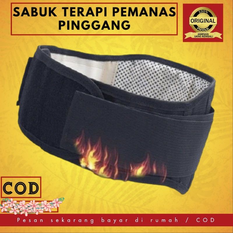 Sabuk Pemanas Pinggang Terapi Pinggang Korset Pria / Wanita SELF HEATING BELT