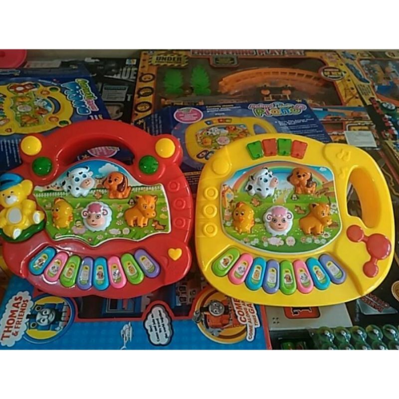 Mainan Animal Piano Musik Bayi - Musical Baby Baterai Anak