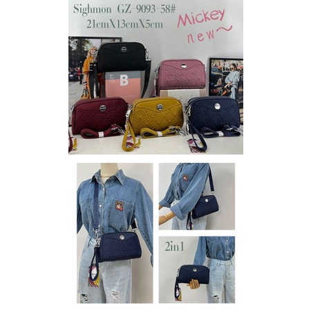 TAS SELEMPANG MINI WANITA SIGHMON 9093 "MICKEY"