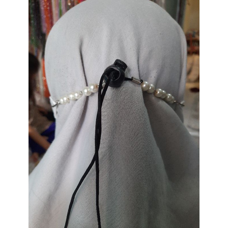 strap tali masker mutiara