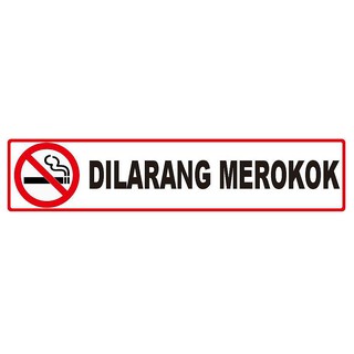 Stiker DILARANG MEROKOK peduli sesama FAVORIT !!! | Shopee Indonesia