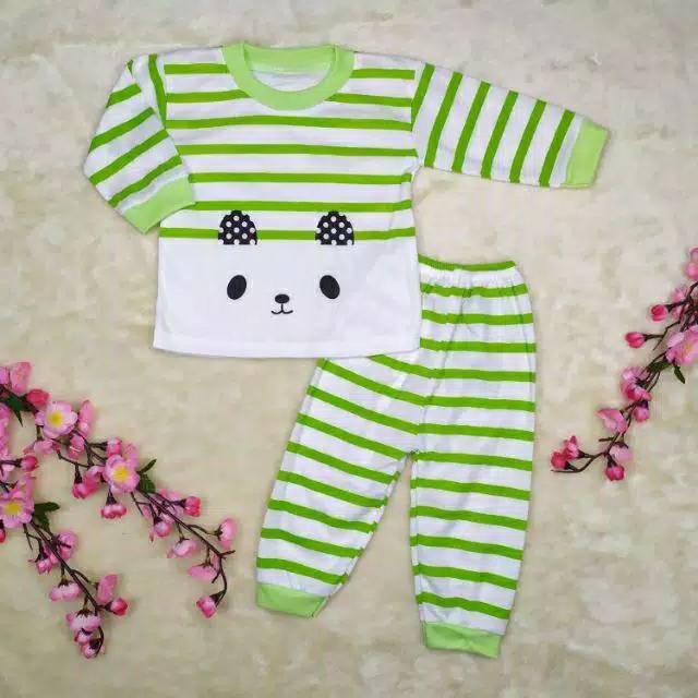 [Khusus Grosir Min 6pcs] Setelan Piyama Anak Size 0-1tahun / Piyama Bayi / Pakaian Bayi / Baju Tidur