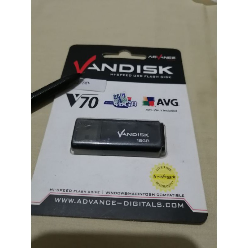 usb flashdisk vandisk V70 16gb flash disk vandisk 16gb usb 2.0 Original