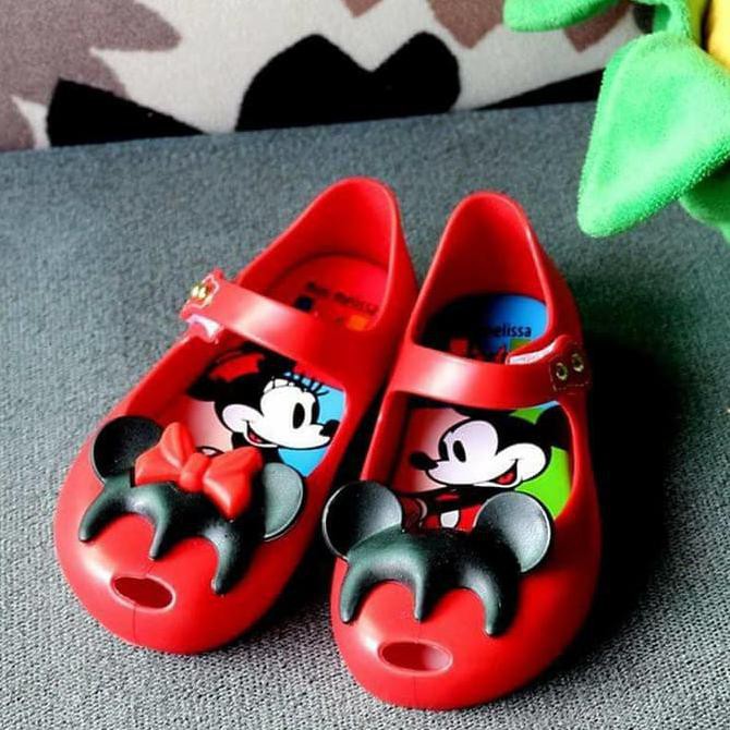 Minnie Mouse Melissa Red Shoes