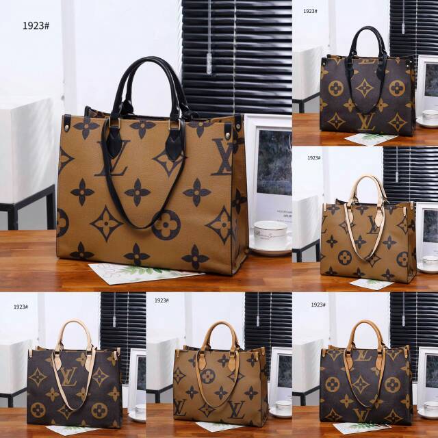 Tas LOUIS VUITTON ONTHEGO Monogram Giant Handbag 1923#VLT