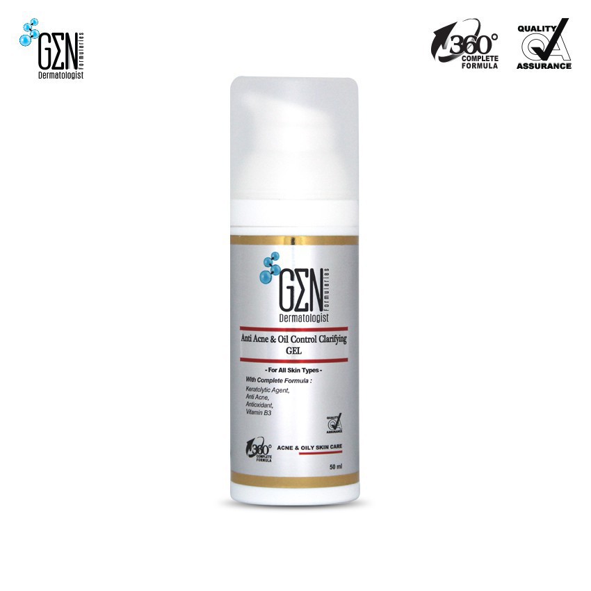GEN Anti Acne &amp; Oil Control Clarifying GEL 50 ml