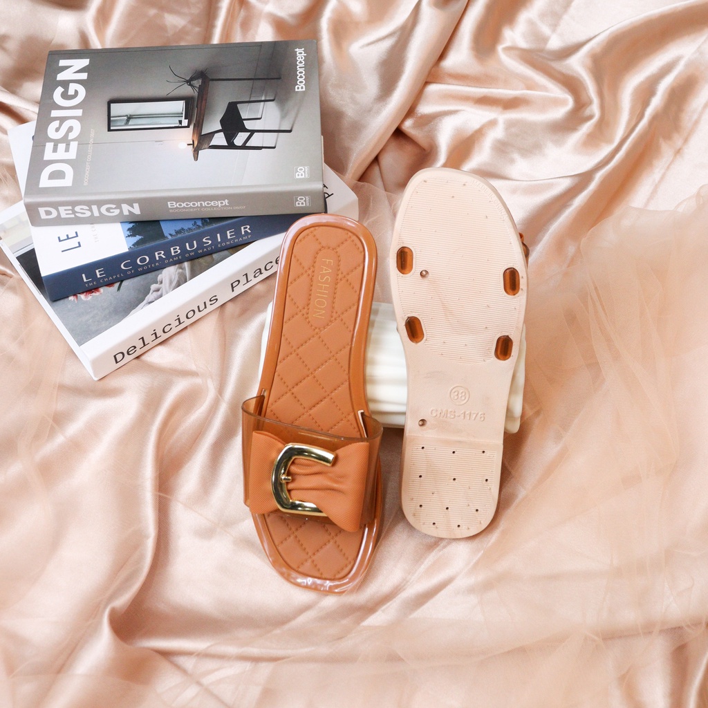 Alara Sandal Selop Wanita Slip On Teplek - Demorin