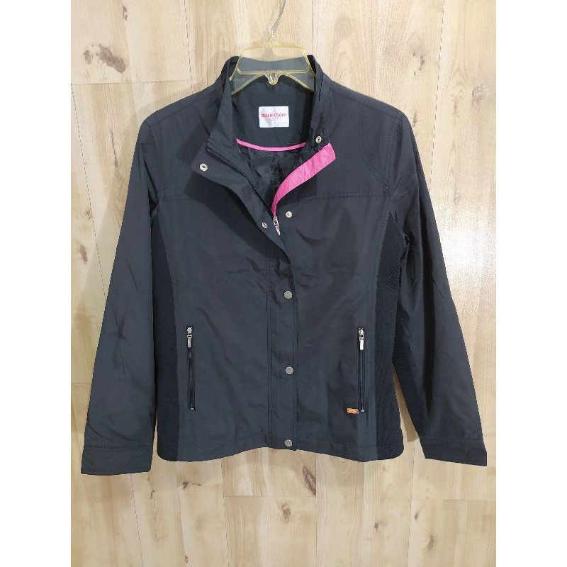 jaket cewek marie claire sport ori hitam