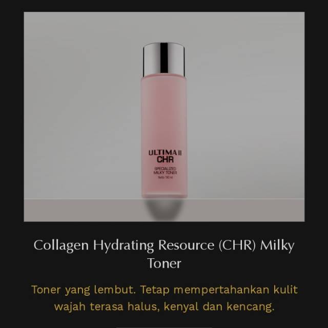 ULTIMA II CHR MILKY TONER