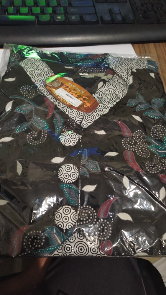 Blua Davina Anindya Sogan Batik Baju Wanita Kerja Modern