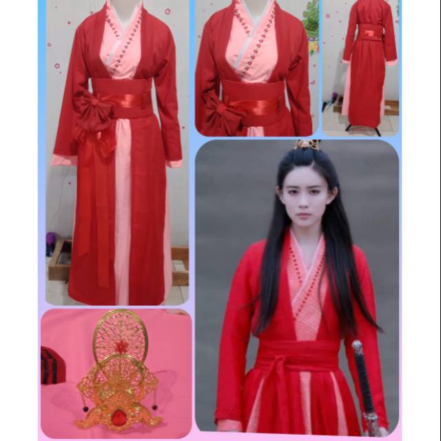 Wen Qing Cosplay Costume/Mo dao zu Shi kostum female/ Chen qing Ling hanfu