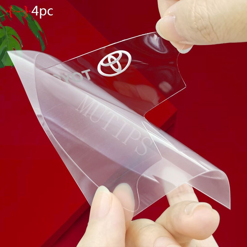 8pcs Stiker Pelindung Gagang Pintu Mobil Transparan Anti Gores Untuk Toyota Avanza Rush Kijiang Innova Calya Razie Yaris Wish Corolla Cross