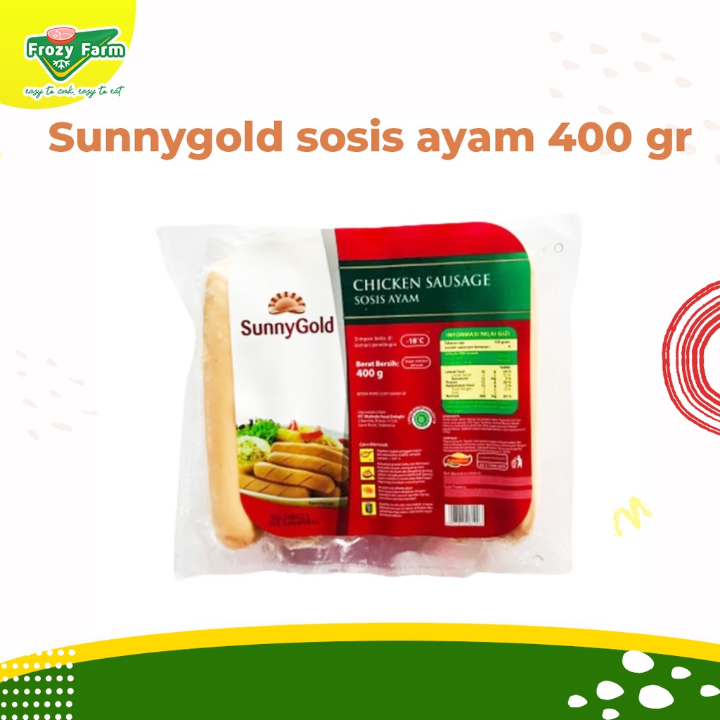 

Sunnygold Sosis Ayam 400 gram