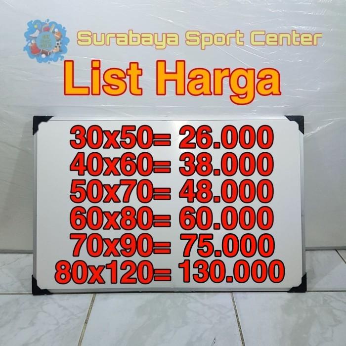 

Papan Tulis Whiteboard / Blackboard 70Cmx90Cm