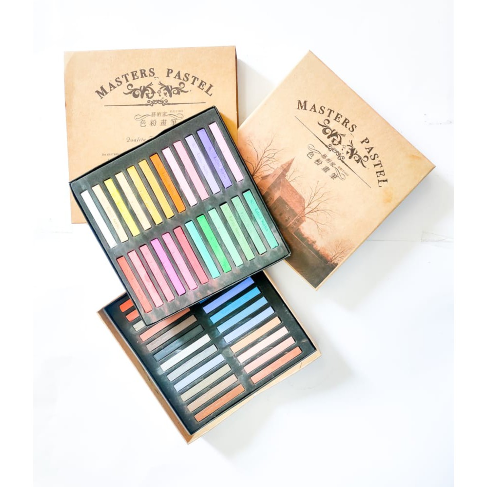 MARIES MASTER PASTEL ( CRAYON BENTUK KOTAK  ) F-2048 48 WARNA