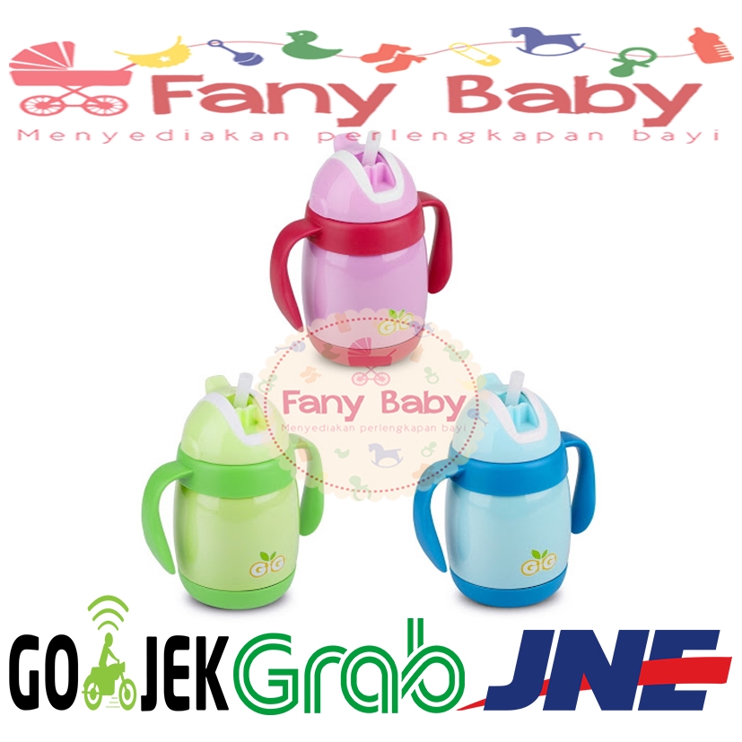 GiG Baby (Blue) Stainless Steel Vacuum Straw Cup