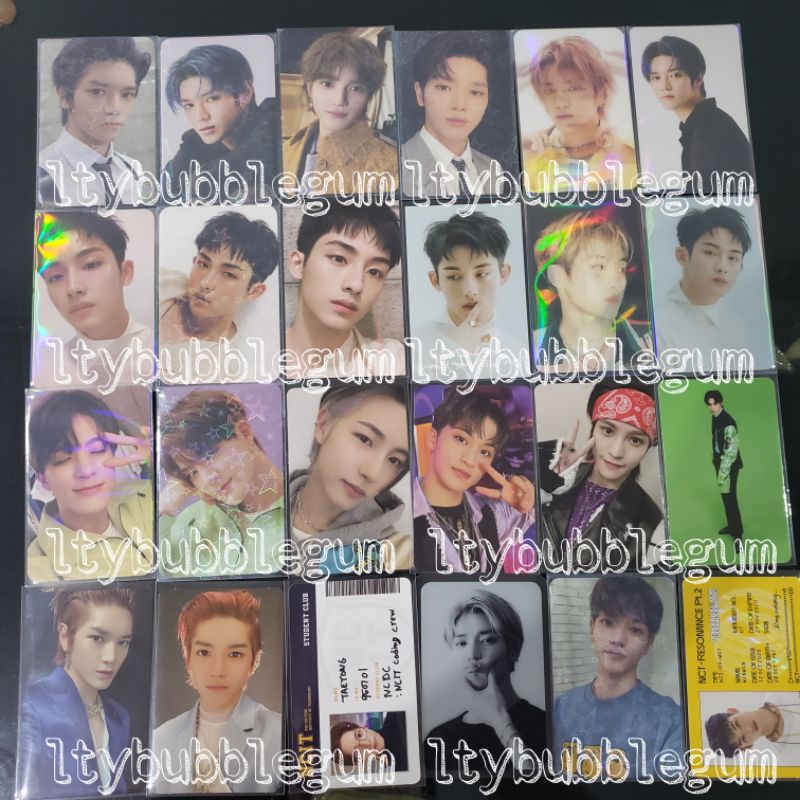 NCT Taeyong Winwin Jeno Photopack sg21 Official Photocard 127 WayV Dream