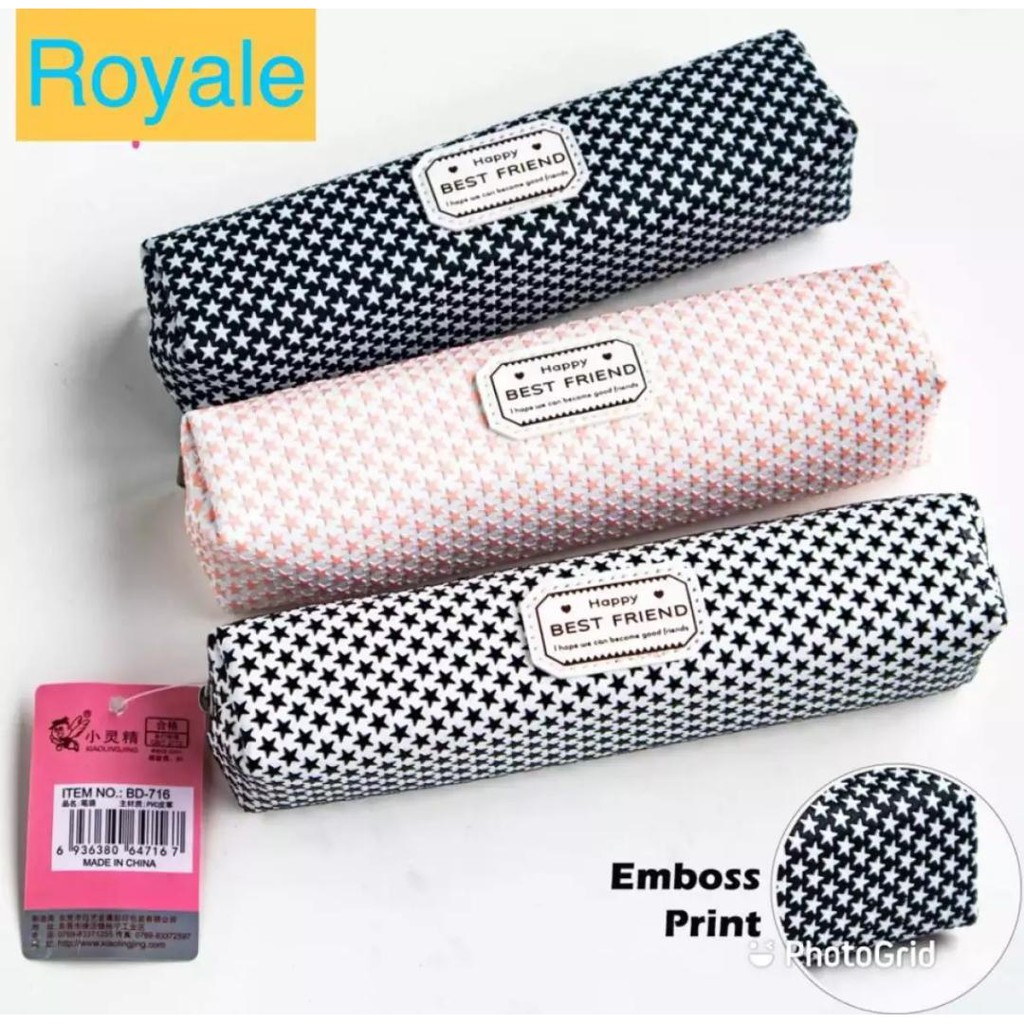 

AS888 - KOTAK PENSIL FANCY MOTIF EMBOSSED IMPORT BD-716 / TEMPAT PENSIL / PENCIL CASE ANEKA WARNA PENSIL CASE RESLETING