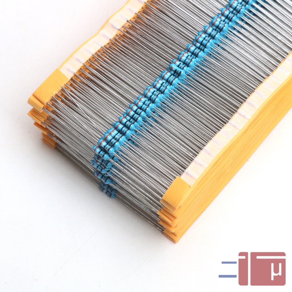 x10 Resistor 39R 39 Ohm 1/4W Metal Film 1% Taiwan Kaki Tembaga