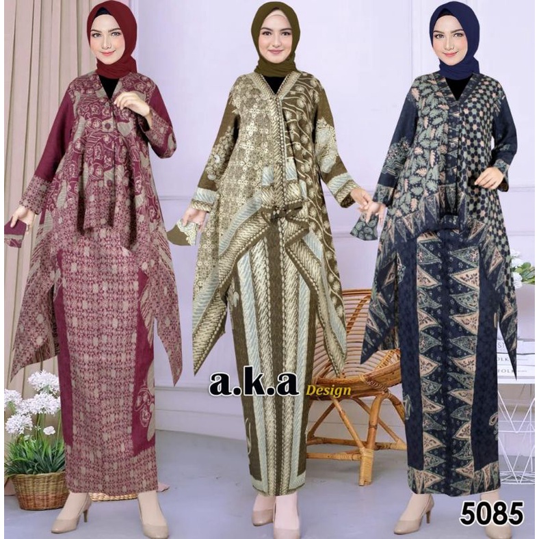 [5085]SETELAN ROK BUSUI BATIK VISCOSE PREMIUM // SEMI SUTRA // KODE AKA