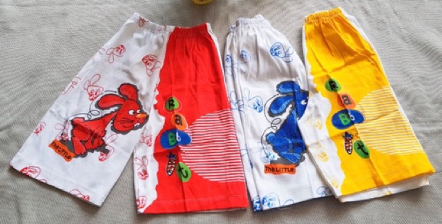 3PCS!! Celana pendek anak unisex santai 3-7 tahun