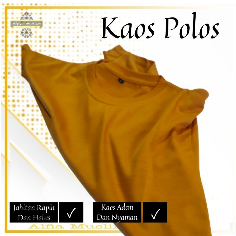 Kaos Polos Kaos Pria Jahitan Rantai Kaos Murah Berkualitas