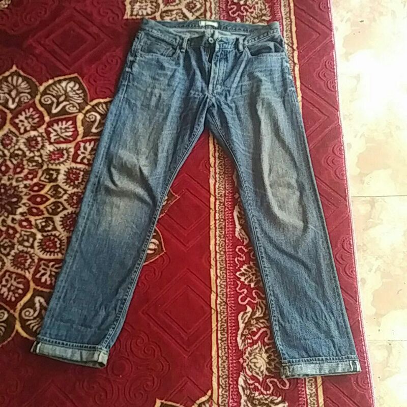 jeans uniqlo selvedge second