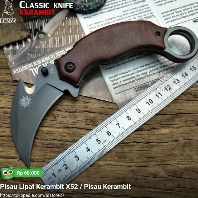 Pisau Lipat Kerambit X52 / Pisau Kerambit Terlaris